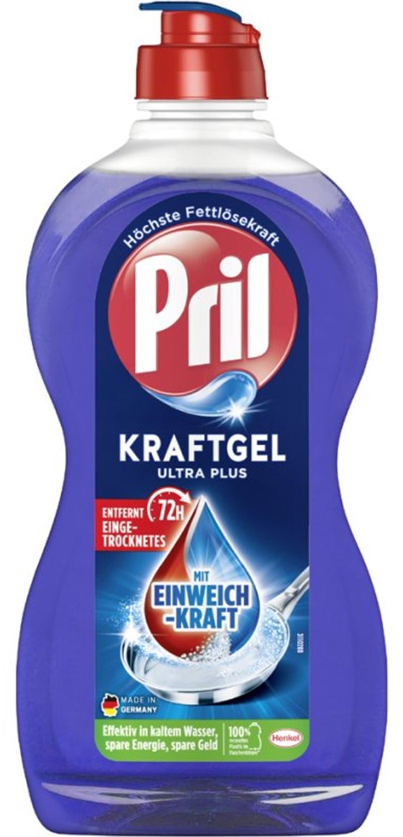 Pril afwasmiddel KRAFTGEL ULTRA PLUS, geconcentreerd, 450 ml