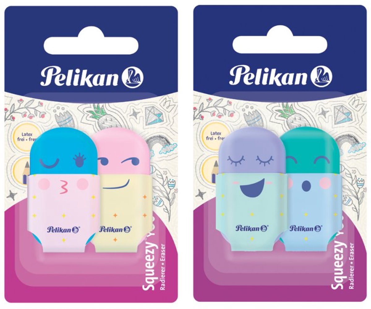Pelikan kneedgum Squeezy You, blisterverpakking, 2 stuks