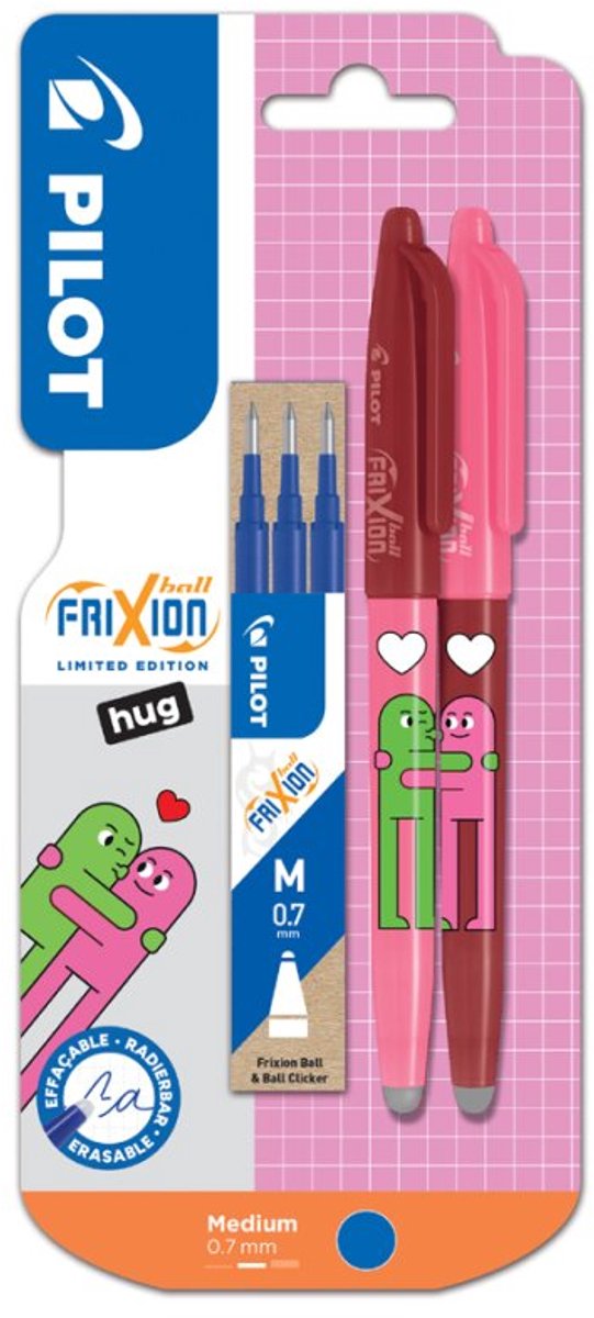 PILOT inktroller FRIXION BALL 07 Friends Fun music, wis- en herschrijfbaar, blauw, 0,35 mm
