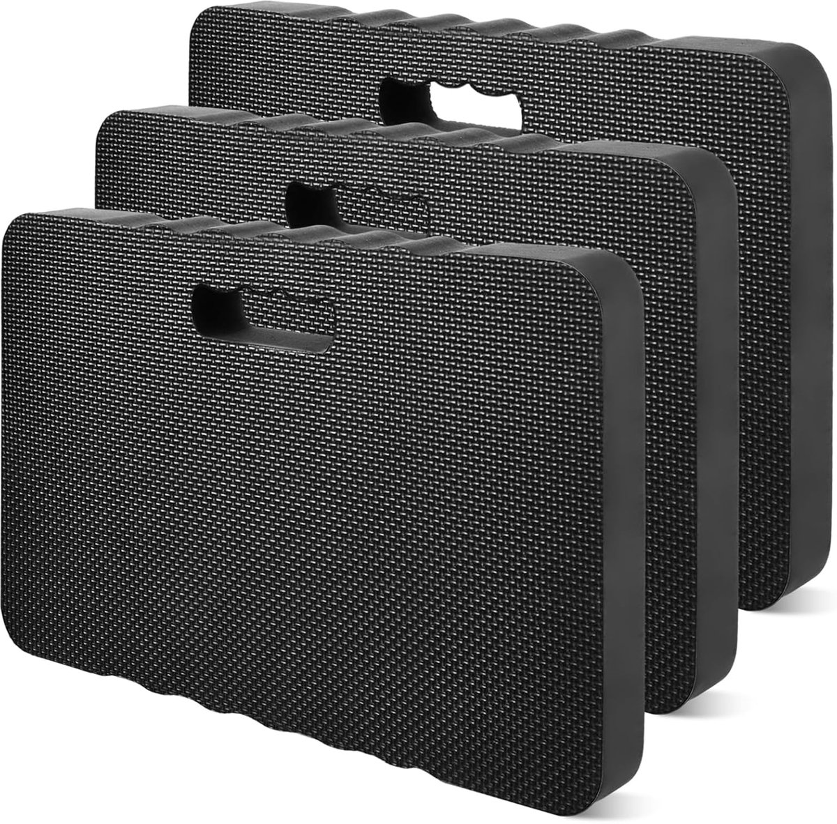 SnelShoppen - Pack van 3 Kniekussens voor Tuin, 43 x 28 x 4 cm, Multifunctionele Werkkniekussens, Hoogwaardige EVA, Ideaal voor Tuinieren, Yoga, Repar