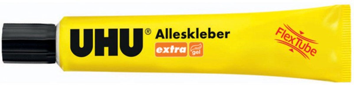 UHU alleslijm extra, oplosmiddelhoudend, 18 g tube