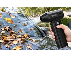 bladblazer auto - Krachtige Elektrische Blaasapparaat 150.000 RPM - mini-blazer - Auto - LED-verlichting - 8000 mAh oplaadbare batterij - mini-blazer voor computer, camera, auto, huis, 4 instelbare snelheden