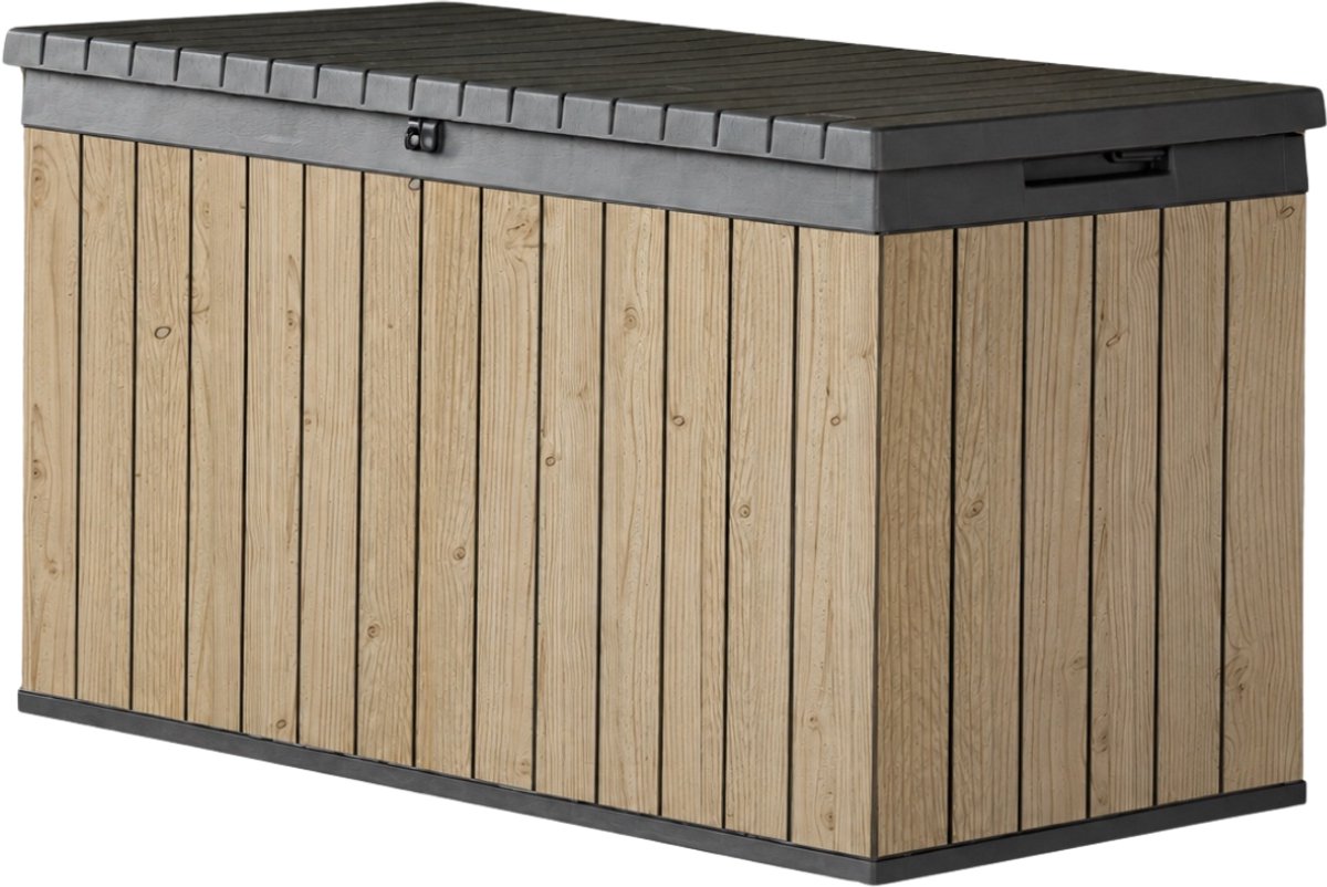 Keter Carolina Opbergbox - 570L - 142,5x65,3x78,2cm - Licht Bruin