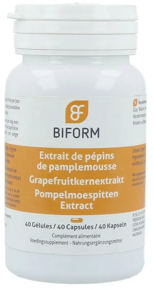 Biform Pompelmoespitten (40 capsules)
