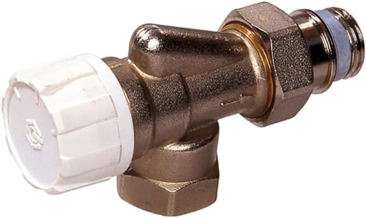 Thermostaatklep M 30 x 1,5 - Axiale vorm - Voor hydronische balans - Geschikt voor 2-pijps verwarmingssystemen - ShopVlot