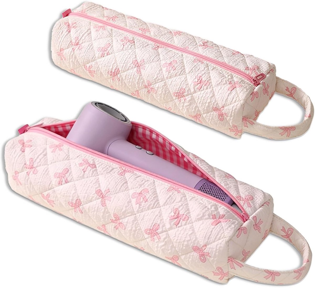 Draagbare Beauty Case voor Föhn en Haarstyler, Lichtgewicht Organiser voor Reizen, Cosmetica en Accessoires, Ideaal voor Vakanties en Dagelijks Gebruik