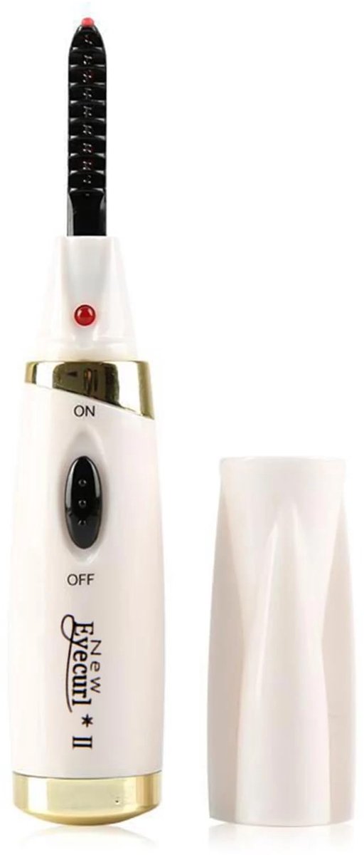 Elektrische wimpertang automatisch verwarmd - wit - duurzame krulspelden - perfecte wimperkrul - ShopVlot