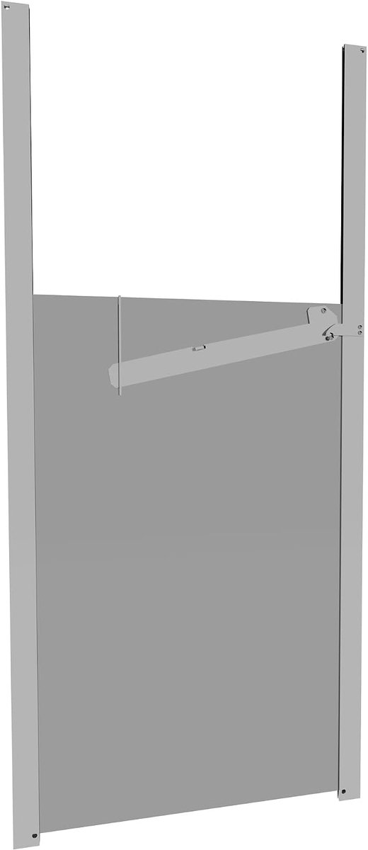 JOSTechnik Madel slide valve 340 x 550 mm with self-locking for automatic valve adjuster - ShopVlot