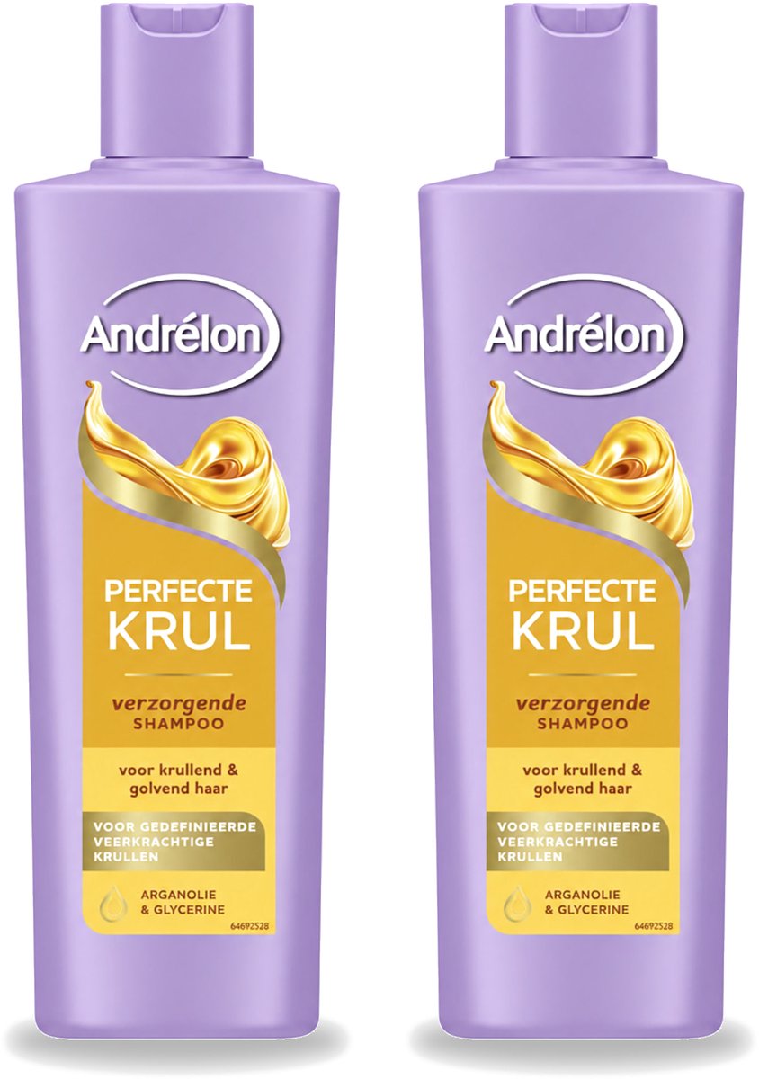 2 x Andrélon – Shampoo – Perfecte Krul – 250 ml - Voordeelverpakking - 2 stuks