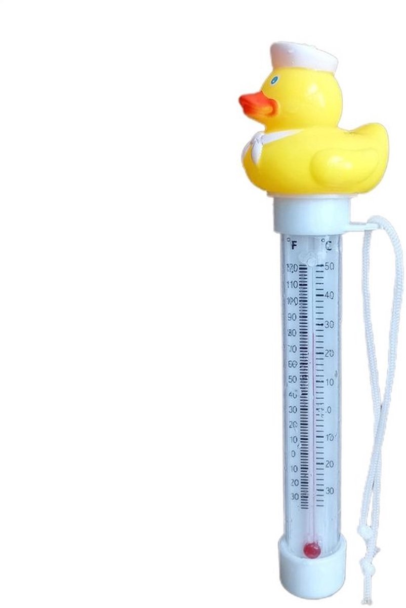 Drijvende zwembadthermometer - Met meetlint - Voor zwembaden en spa's