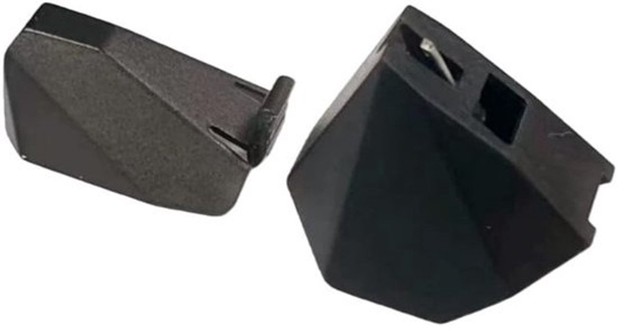 Vervangingsstylus - Platenspelernaald - Verbetert vinylgeluid - Naakte elliptische tip - 7 x 5 x 4 cm