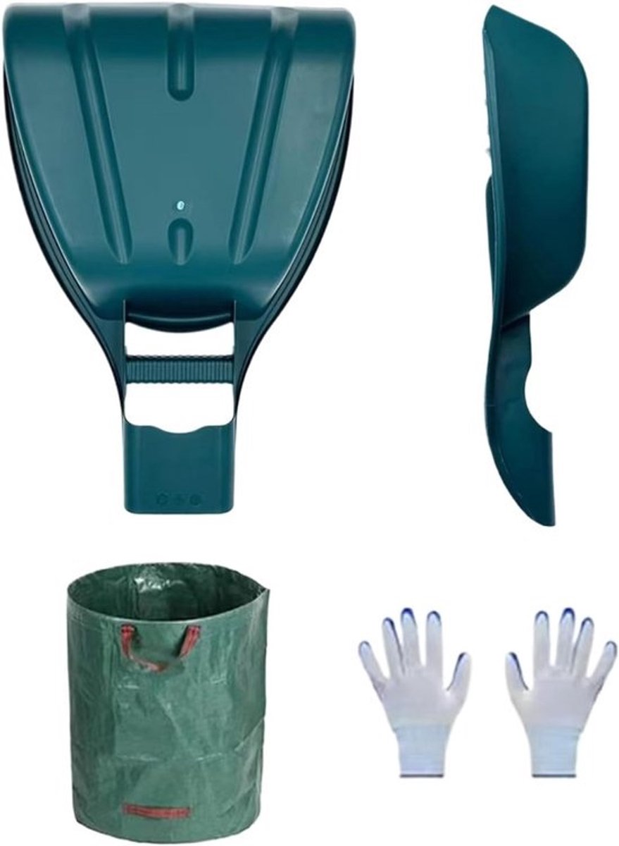 Handharken met bladklauwen - Bladgrijper als gazonhark - Bladverzamelen voor tuinonderhoud - Ergonomische polsondersteuning - 50 x 43 x 135 cm - Niet gespecificeerd