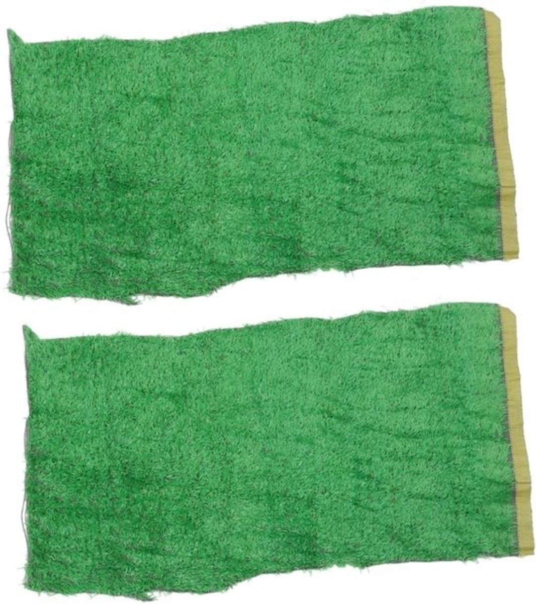 Kunstgrasmatten - Miniatuurgazon - Modelbouwdecoratie - Realistisch uiterlijk - 2 stuks - Groen