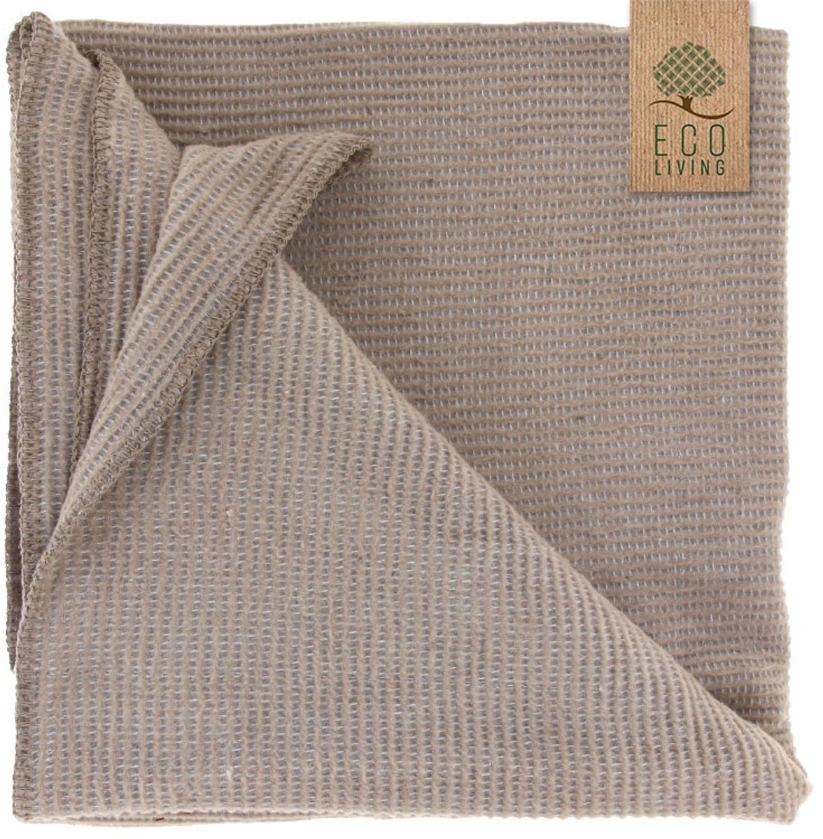 Unique Living Plaid Sally ECO - 150x200cm - Latte Bruin