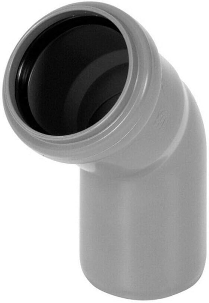 HT systeem DN 50 87° - arc grey - duurzame kwaliteit - eenvoudig te installeren - ShopVlot