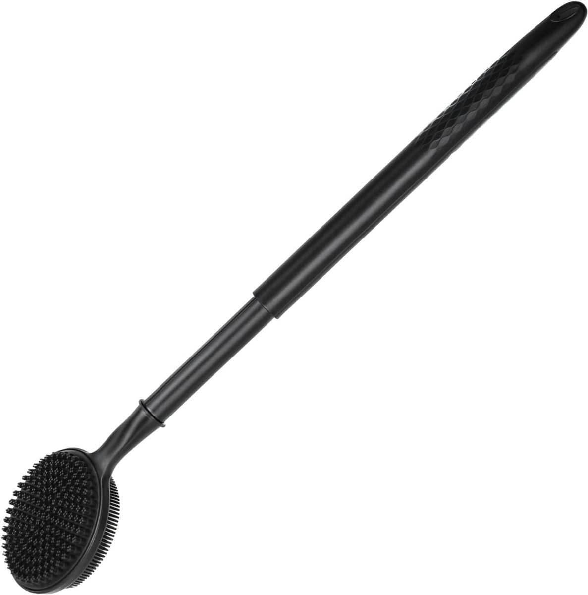 Lichaamsscrubber - Groen - Uitschuifbare Steel 40-60 cm - Siliconen Doucheborstel voor Gemakkelijk Gebruik