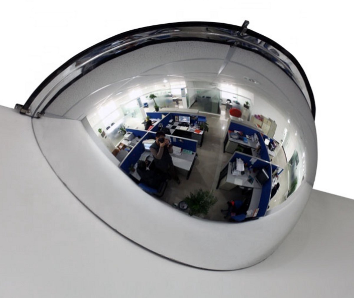 180° Veiligheidsspiegel Half Dome 60 cm – Optimale Zichtbaarheid en Extra Veiligheid
