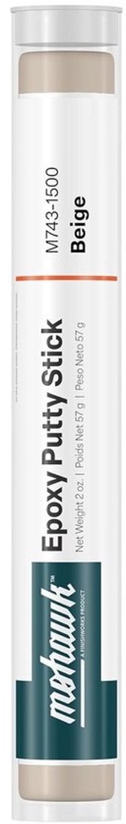 Kneedbare epoxy - Reparatiemiddel - Voor houtreparatie - Kneedbare spatel - 82g - Beige