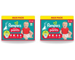 2 x Pampers - Baby-Dry Pants - Luierbroekjes - Maat 4 (9-15 kg) - Extra Droog - 90 Luiers - Voordeelverpakking - 2 stuks
