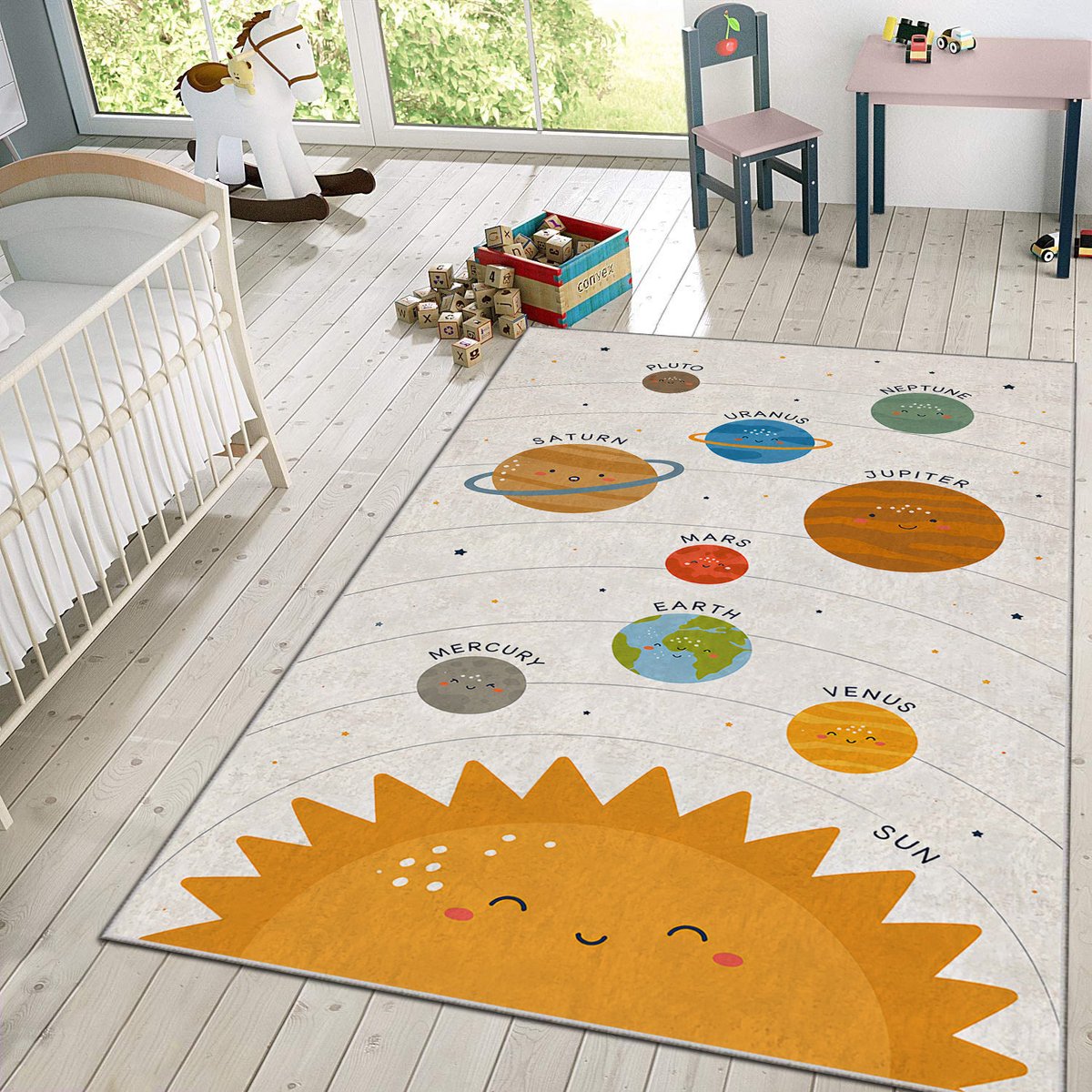 Vloerkleed Kinderkamer - Speelkleed Baby - Speelmat - Speeltapijt - Tapijt voor Kinderkamer - 120*180 cm - Vloerkleed Baby