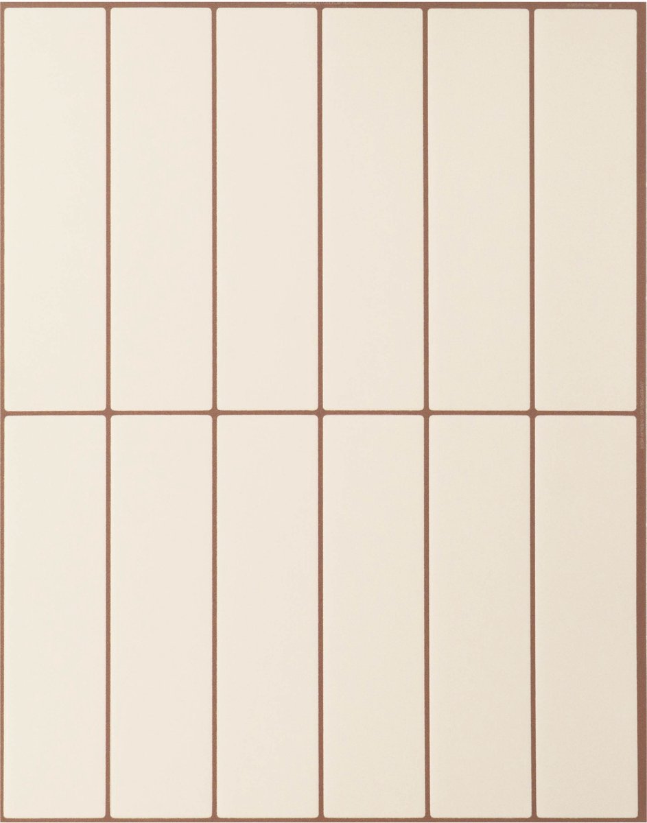 Smart Tiles zelfklevende wandtegels voor keuken en badkamer – Morocco wit en beige (4 tegels, 29,02 x 22,86 cm)