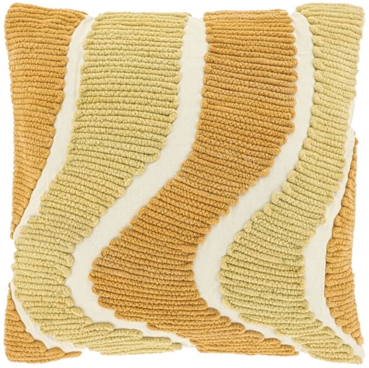 Unique Living Sierkussen Charly - Apricot - 45x45cm Oranje