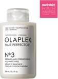 Olaplex Hair Perfector No. 3 haarmasker, 100 ml, met een witte fles en een roze "Marie Claire Hair Awards Winner 2023" sticker.