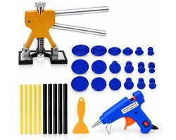 Uitdeukset Auto – Deukentrekker Set – PDR Gereedschap – Uitdeuken Zonder Spuiten – Complete Carrosserie Reparatie Set met Lijmpistool