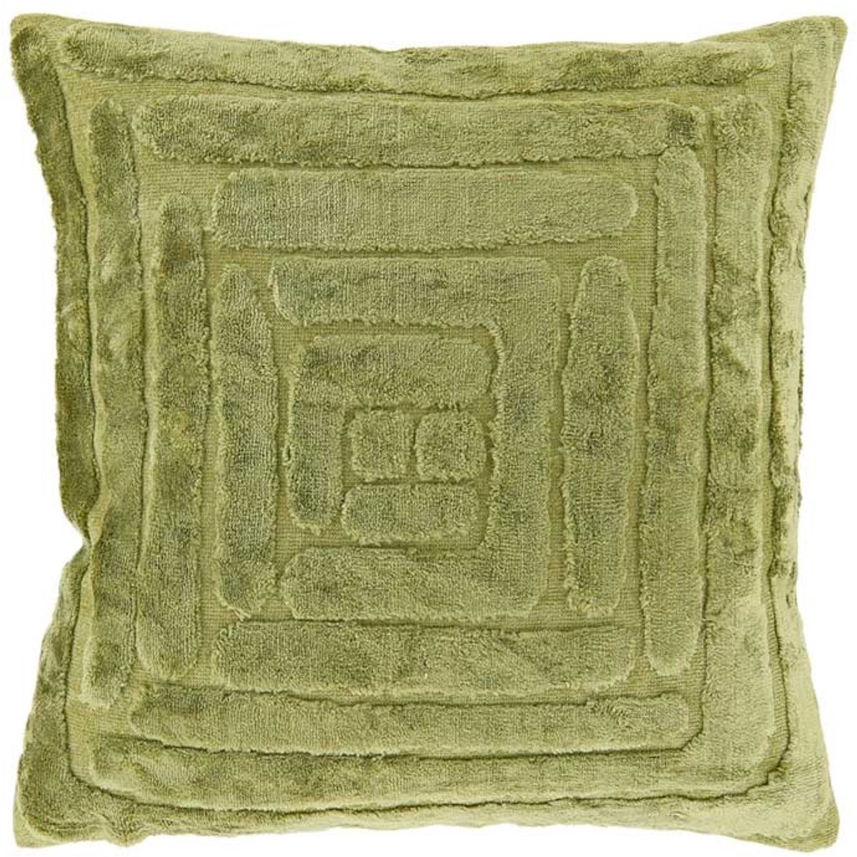 Unique Living Sierkussen Vespa Moss Green -45x45cm Groen