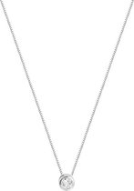 Sparkle14 Ketting Zirkonia 0,5 mm 40 + 2 cm - Goud