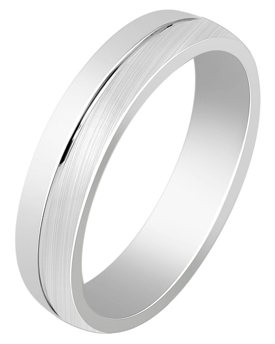AKZENT Akzent herenring "Thobie" van 925 Sterlingzilver, gerhodineerd, duurzaam, Gr.