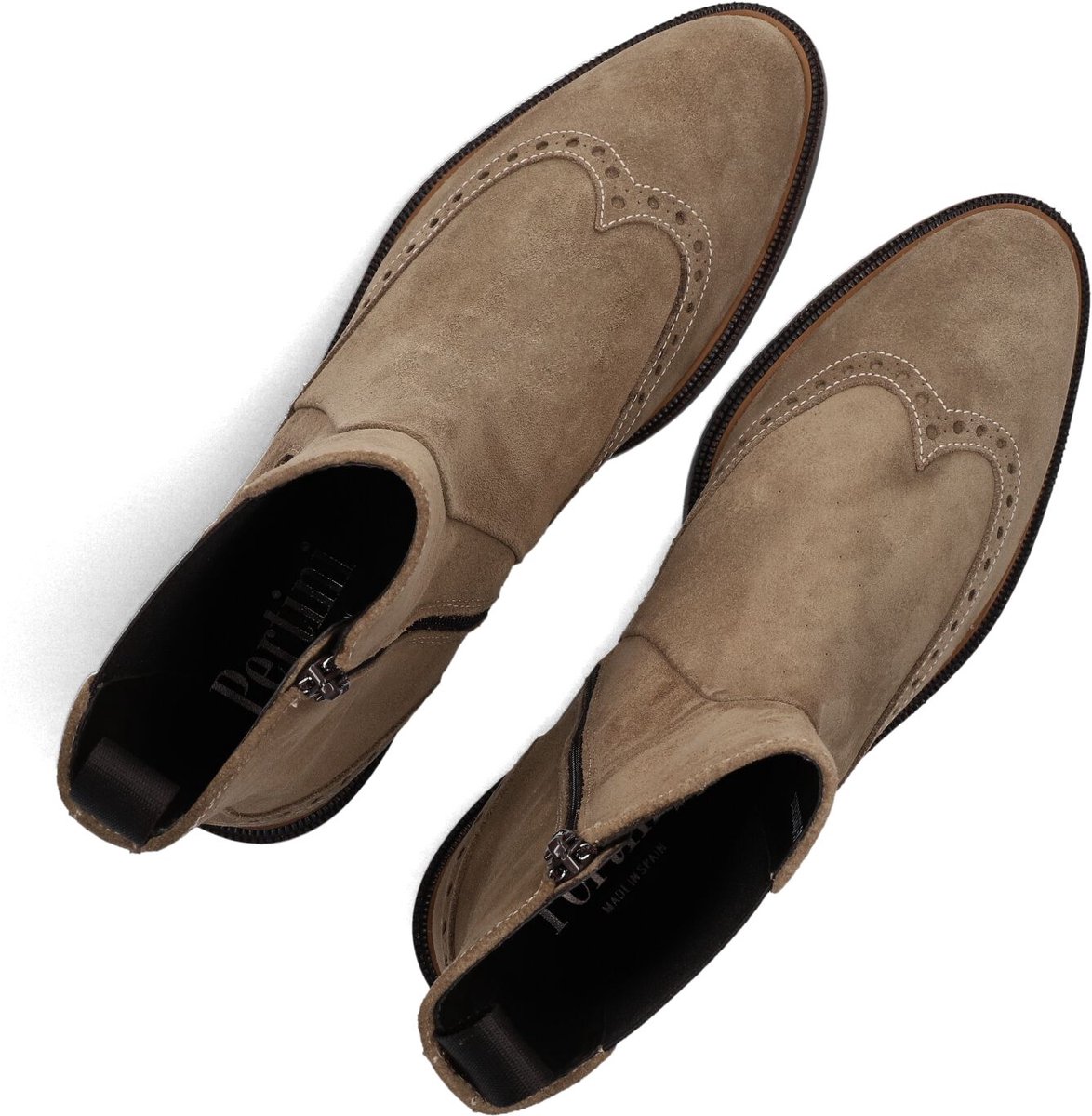 Pertini 32068 Boots Dames - Taupe - Maat 38,5