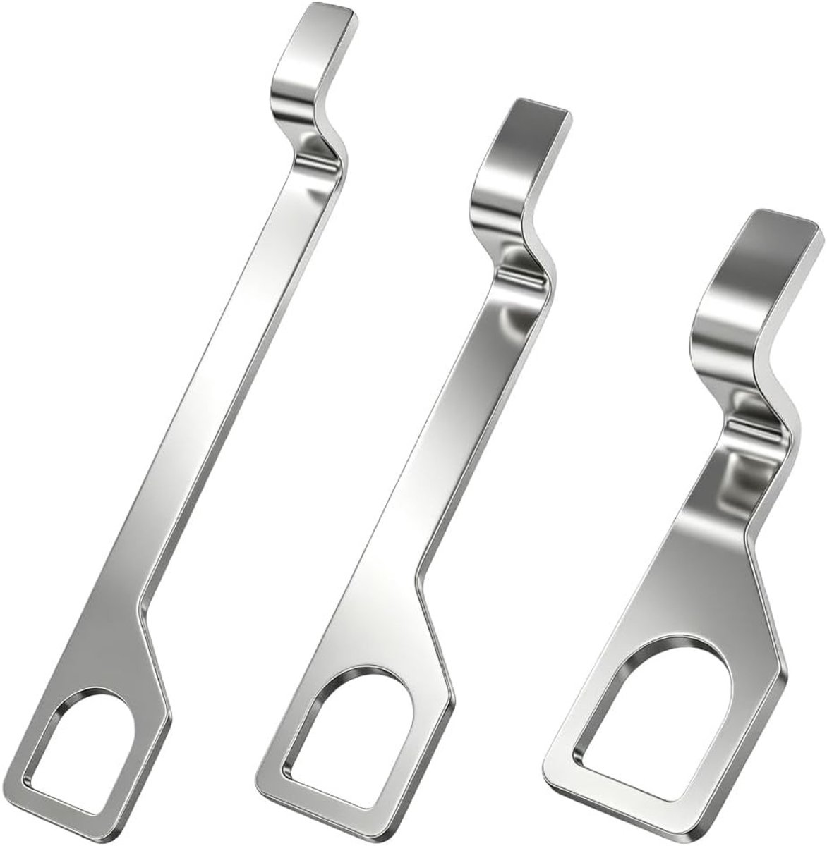 3-delige houder voor VW T5 T6 - RVS haakjes voor achterdeur, campingaccessoires en vers luchtverfrisser