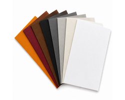 Cards & Crafts A4 Karton Donkere Kleuren - 100 Vellen - 8 Kleuren - 250 g/m² - Knutselpapier - 21 x 29,7 cm