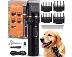 Dutchwide Professionele Honden tondeuse - Voor dikke vacht - Trimmer hond - Trimtafel - Dieren - Geschikt voor Katten - Fluisterstil - Draadloos - Hondentrimmer - Trimset - Hondenpootjes