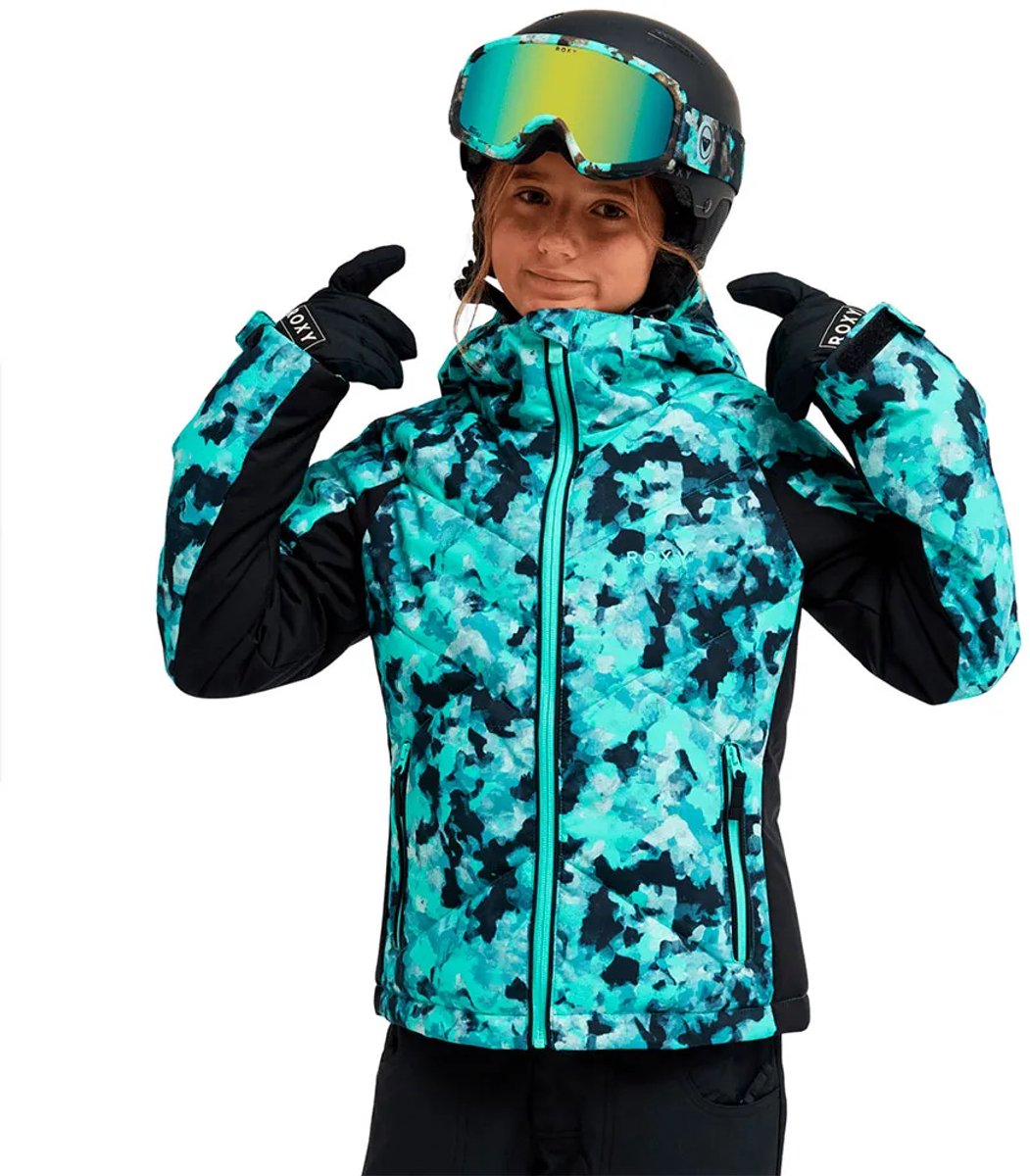 Roxy Snowdrift Jas Groen 16 Years Kinderen