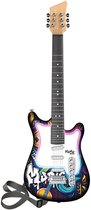 MeMe - Draadloze Rockgitaar met Lichtshow - Draagriem - Koptelefoon - Opnamefunctie - 5+