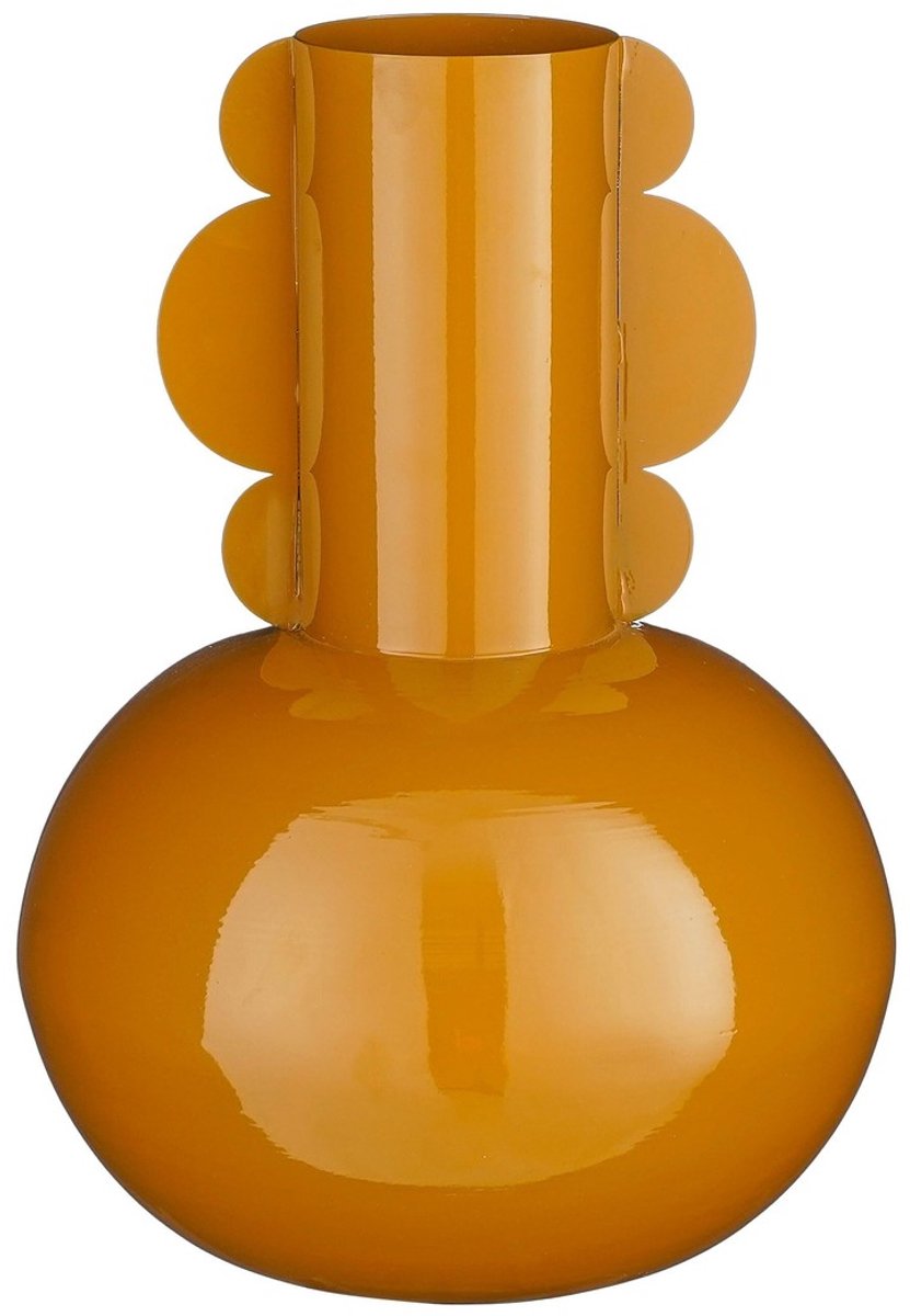 Mica Decorations Boyd Vaas - H36 x Ø25 cm - Metaal - Bruin