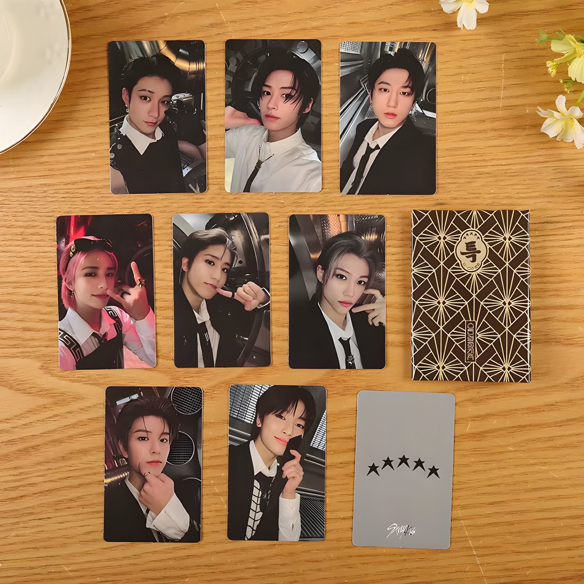 KPOP Stray Kids 5-STAR The 3rd Album Photocard variant K Grey Rank Card [Fotokaarten]