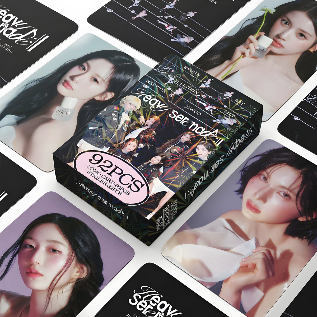 KPOP 92pcs/box NMIXX Heavy Serenade Photocard [Fotokaarten]