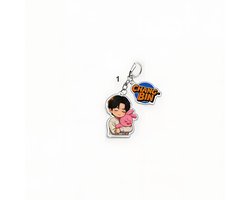 KPOP Stray Kids SKZ Changbin Acrylic Keyring Plush Hug (Sleutelhanger)