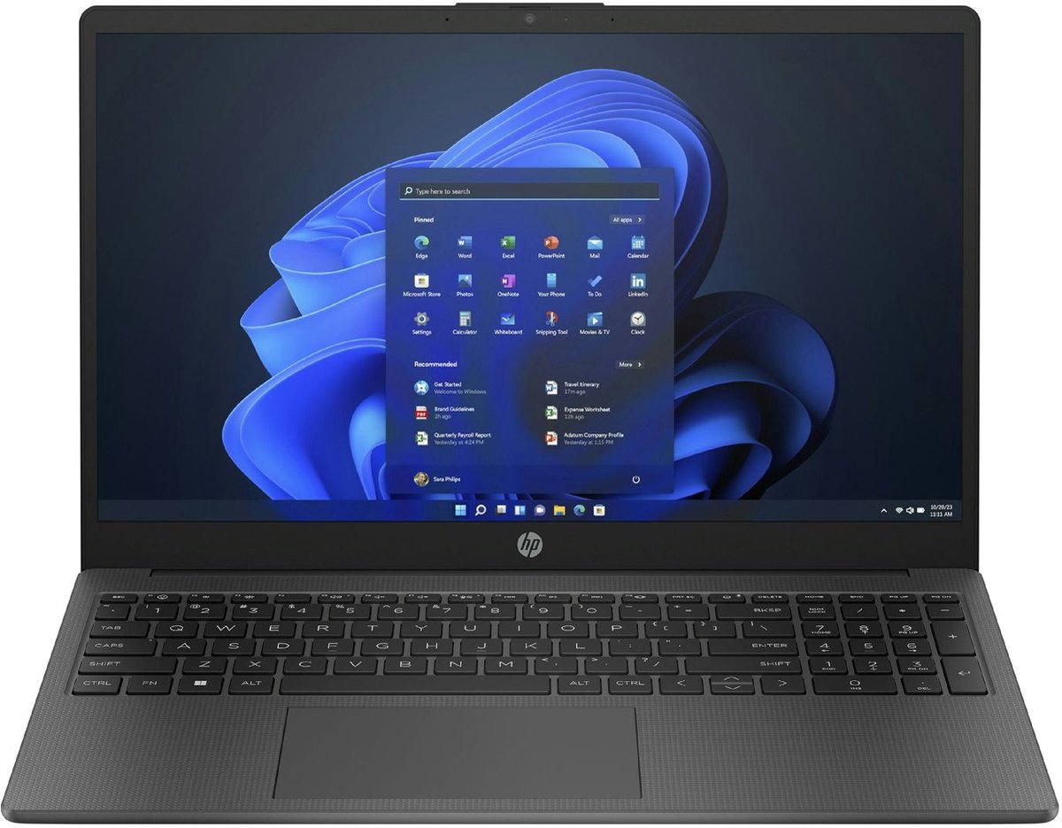 HP 255 G10 - AMD Ryzen 5 7530U - 15,6 inch - 16 GB / 512 GB - Zilver