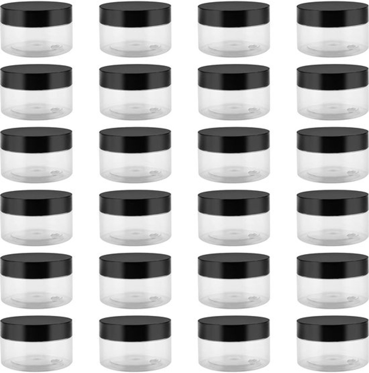 Store_7 - Doorzichtige Plastic Potten - BPA-vrij - 24 Stuks - 100 ml