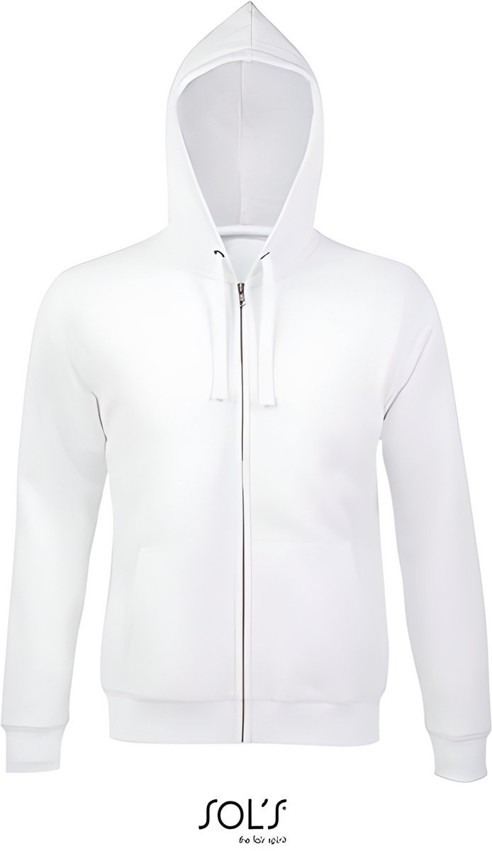SOL'S Men´s Zip Hoodie Spike L03105 - White - 3XL