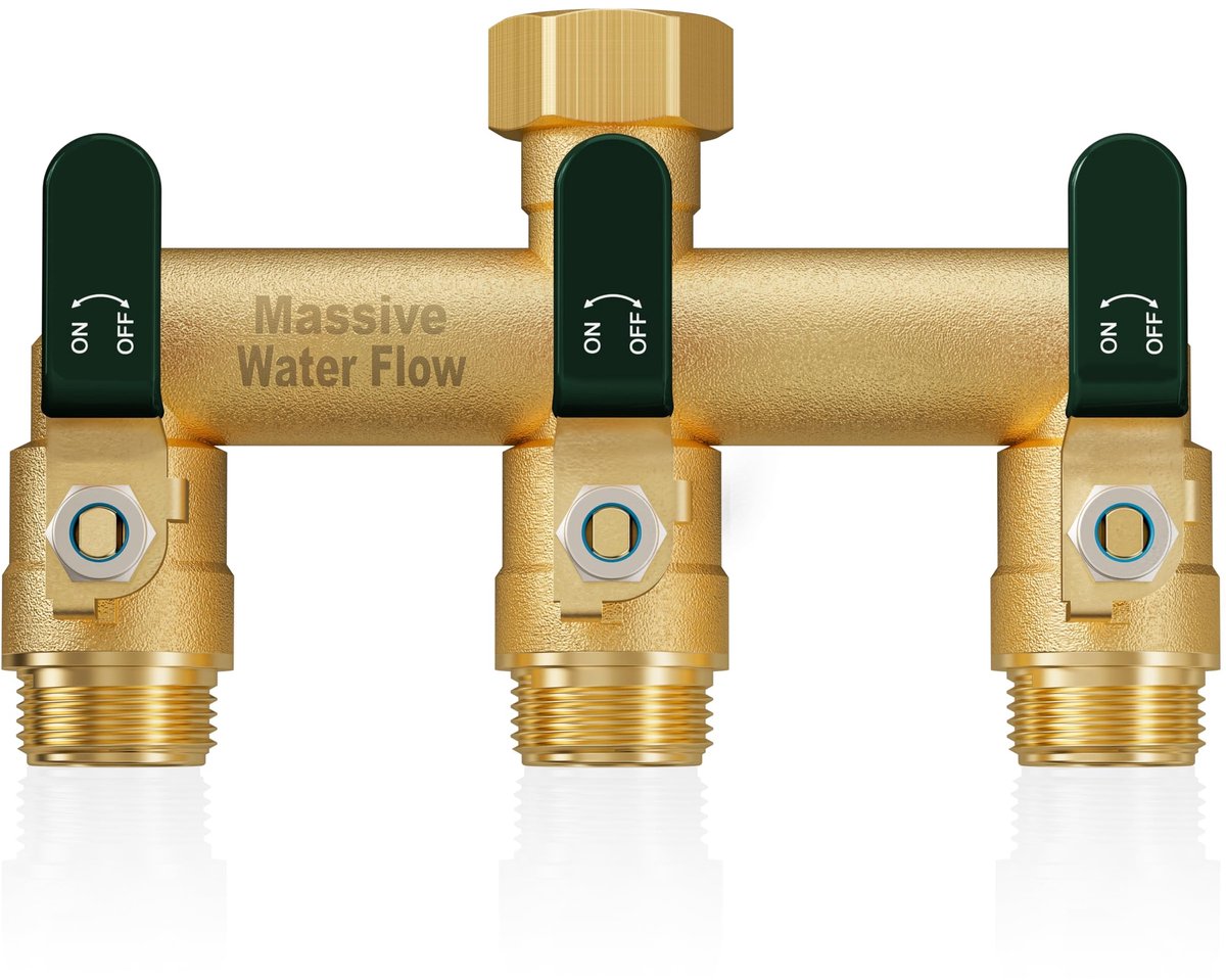 Elzusha - Waterverdeler met Grote Doorvoer 3/4 Inch