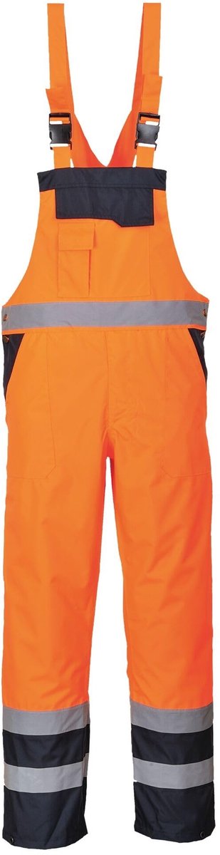 Elzusha - Werkoverall - Waterdicht, Gevoerd, Oranje, Maat XXL