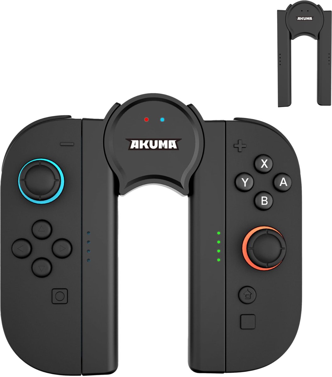 Elzusha - Laadgreep voor Joy-Con Switch 2 - Ergonomisch en verstelbaar