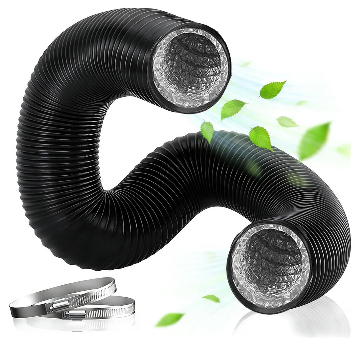 Elzusha - Flexibele Afvoerslang Ø 150 mm, 5 m, PVC