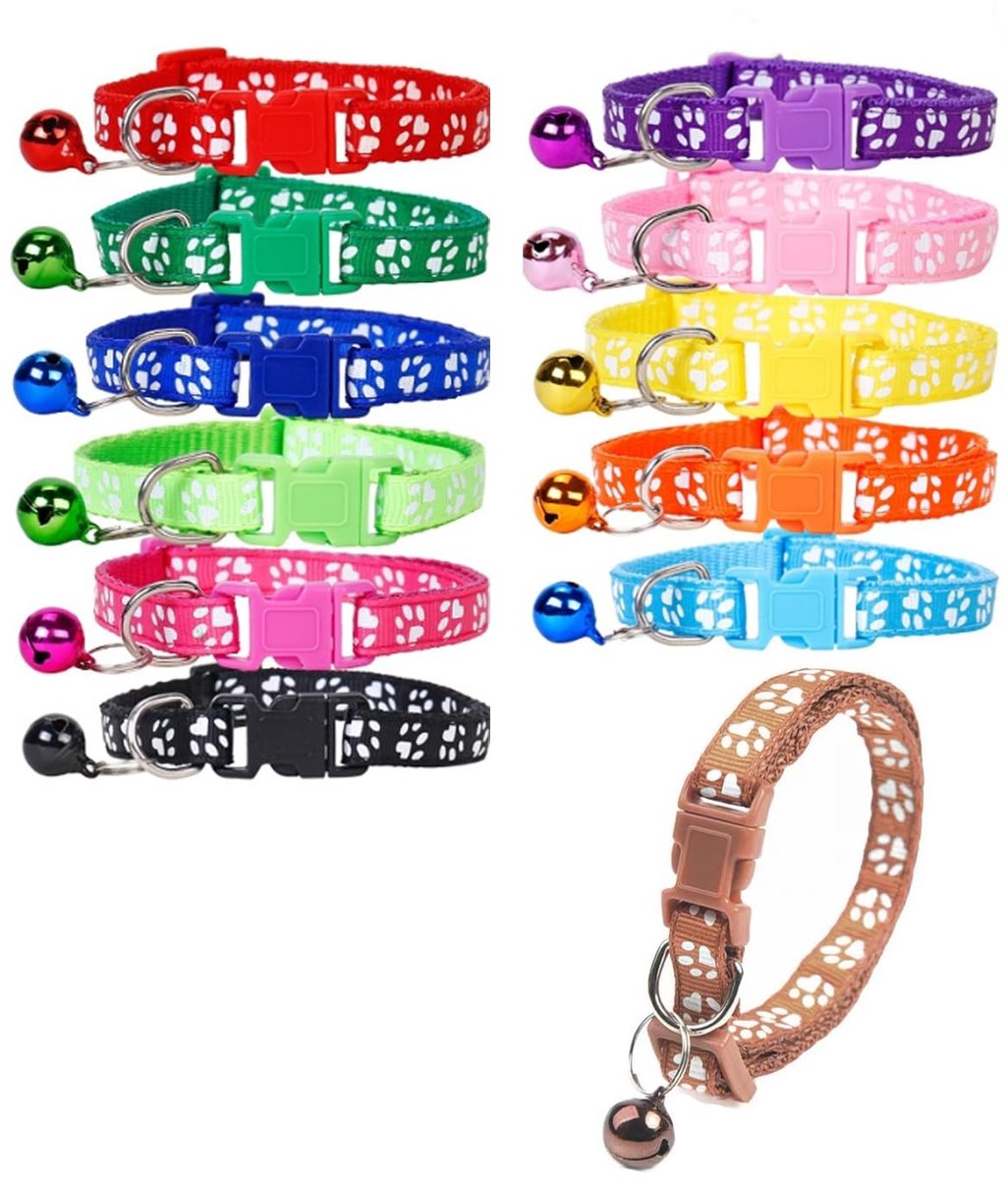Elzusha - Puppies Halsbanden Set - 12 Stuks in Roze