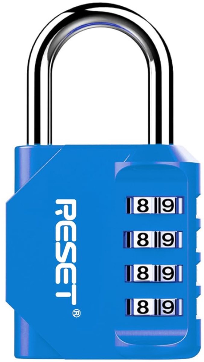 Elzusha - 4-Digit Combinatieslot - Binnen en Buiten, Lichtblauw
